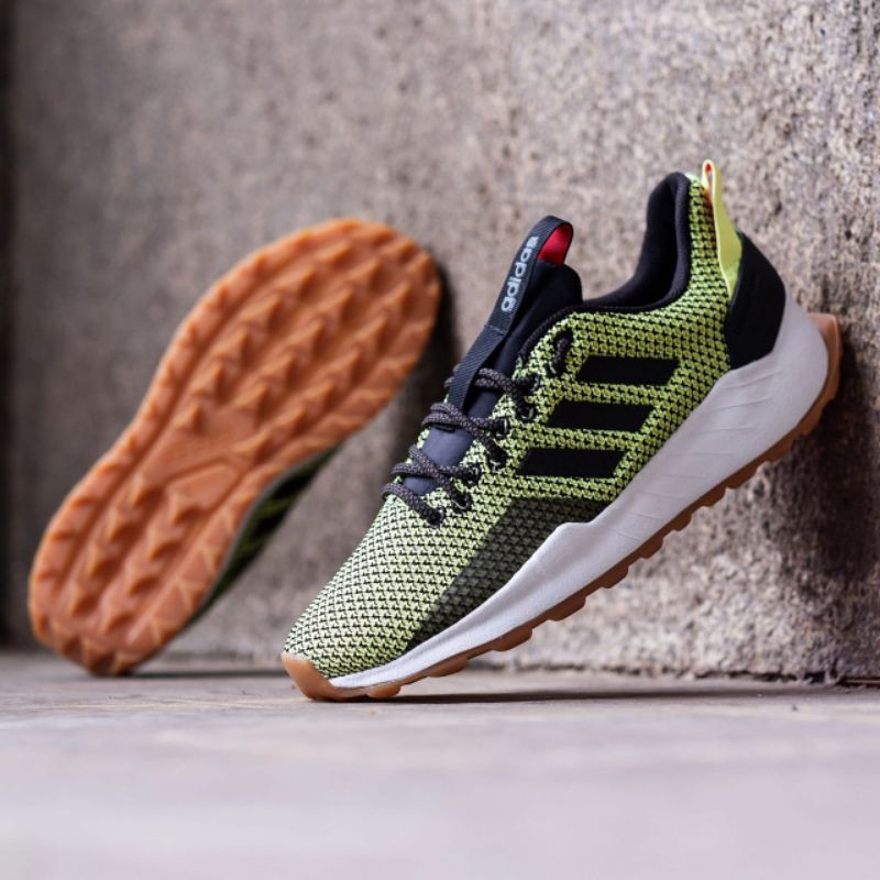 ADIDAS QUESTAR TRAIL GREEN SOLE GUM