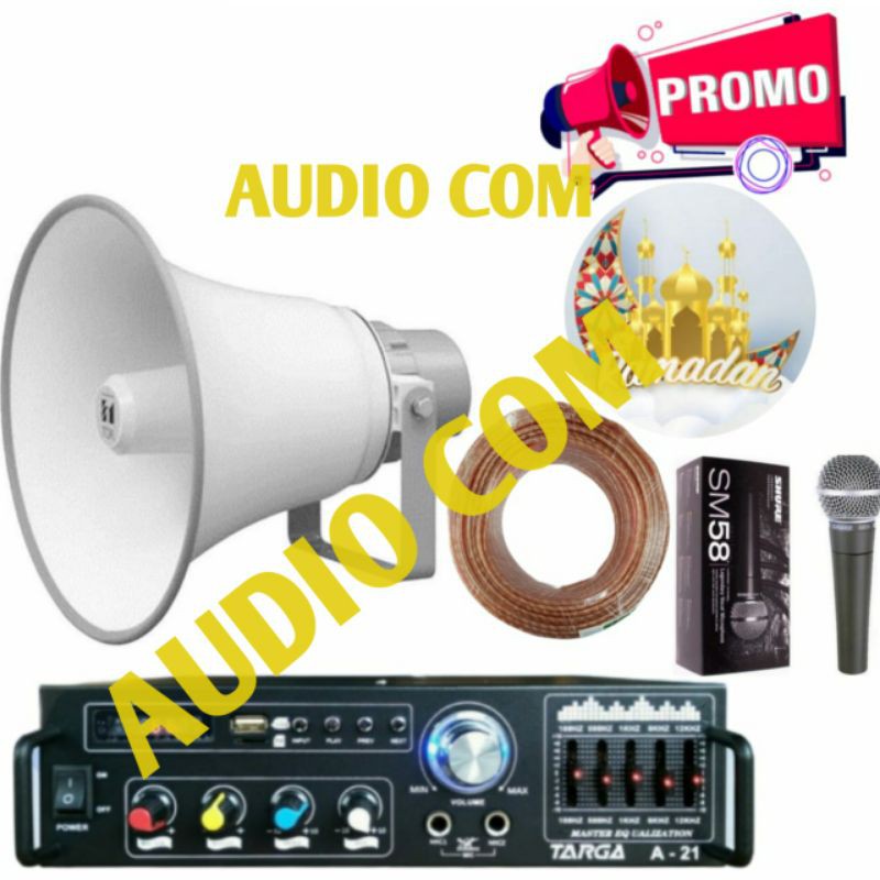PAKET TOA SUPER MURAH AMPLI DAN SPEAKER TOA MUSHOLLA