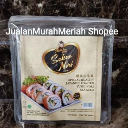 

SAKAO Yaki Sushi Nori Rumput Laut Isi 50 Lembar 라마