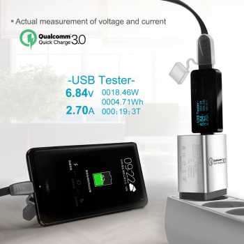 Quick Charger USB 3 Port Qualcomm QC 3.0 EU Plug - AR-QC-03