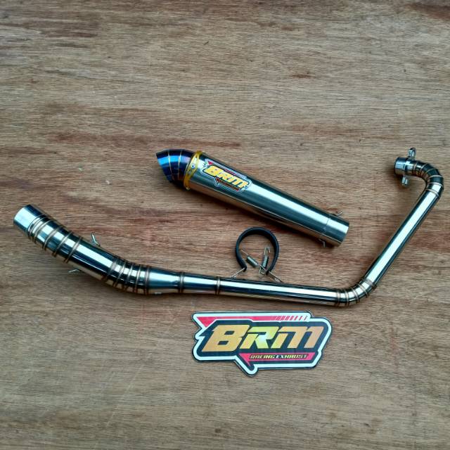 Knalpot brm kanan stenlis
