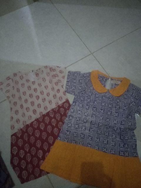 Batik Anak Andini Purple Dress