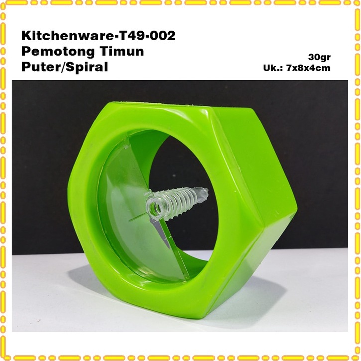 Kitchenware-T49-002 Pemotong Timun Spiral/CUcumber Cutter