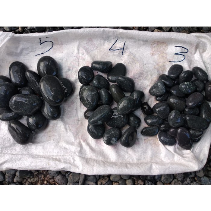 Batu Koral Sikat Hitam Super 2/3 Cm 10kg