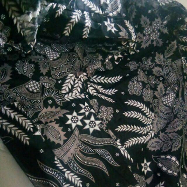 Tey-17 Batik Pria Asj Sa Hrb026 Kenongo Kemeja Tosca Pendek Pekalongan Padi M L Xl Sogan Tulis ::