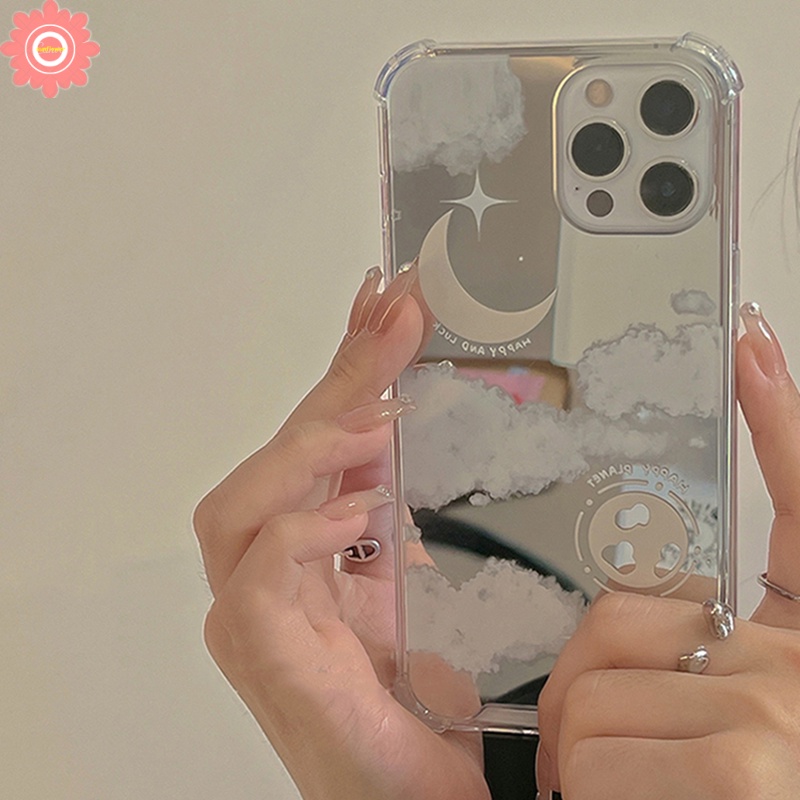 Casing IPhone 7plus 8plus X XS Max XR 11 13 12 Pro Max SE 2020 7 8 + Motif Langit Berbintang