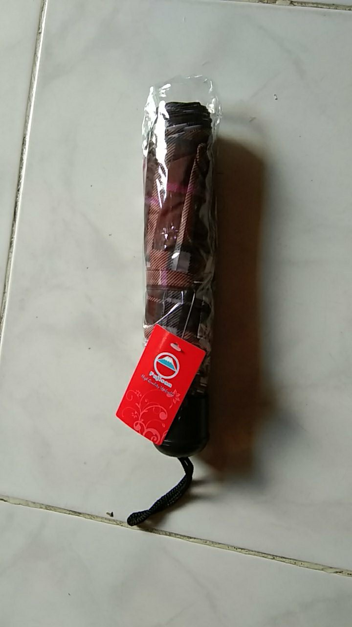 Gajebo - Payung Lipat Tiga / Payung Lipat 3 Motif Kotak Mewah Dan Kuat Murah