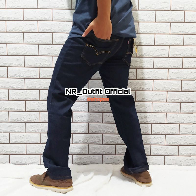 Straight Jeans Pria Celana Panjang Reguler Borju Big Size Cowok  28-38 NR_Outfit Official COD