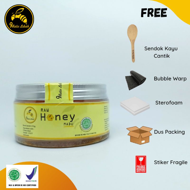 

Raw Honey Premium|Madu Kualitas Terbaik| Jar kaca 315gr