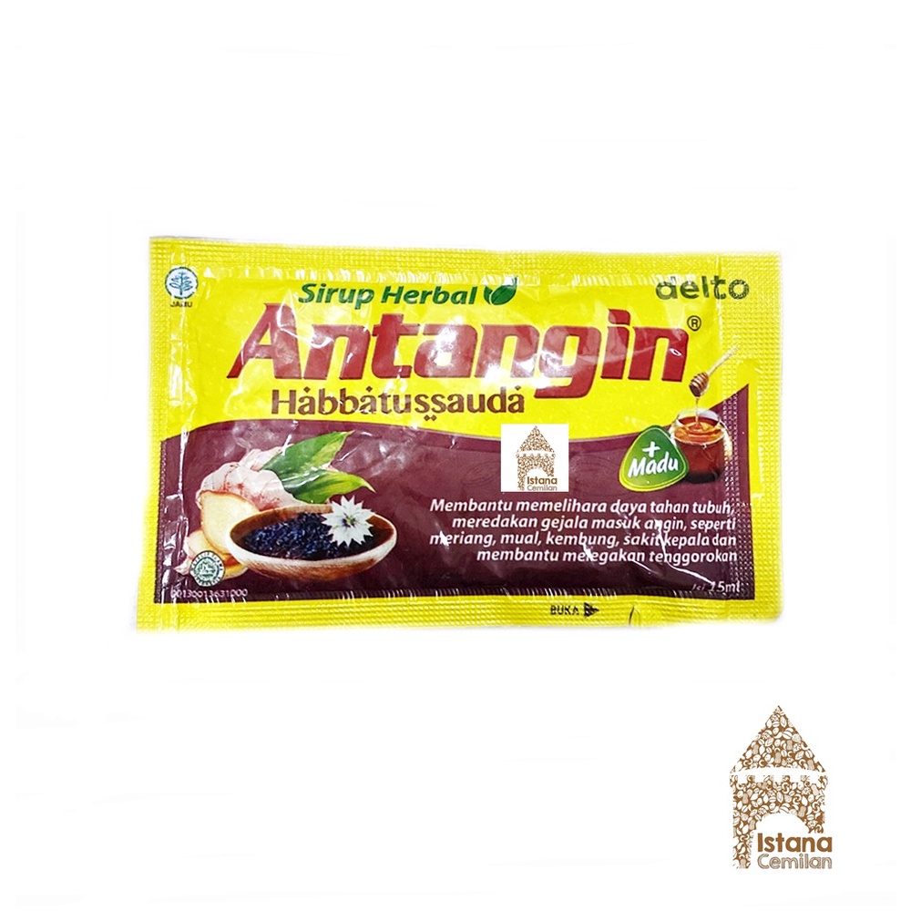 Antangin Habbatussauda Sirup Herbal Madu Jahe SACHET