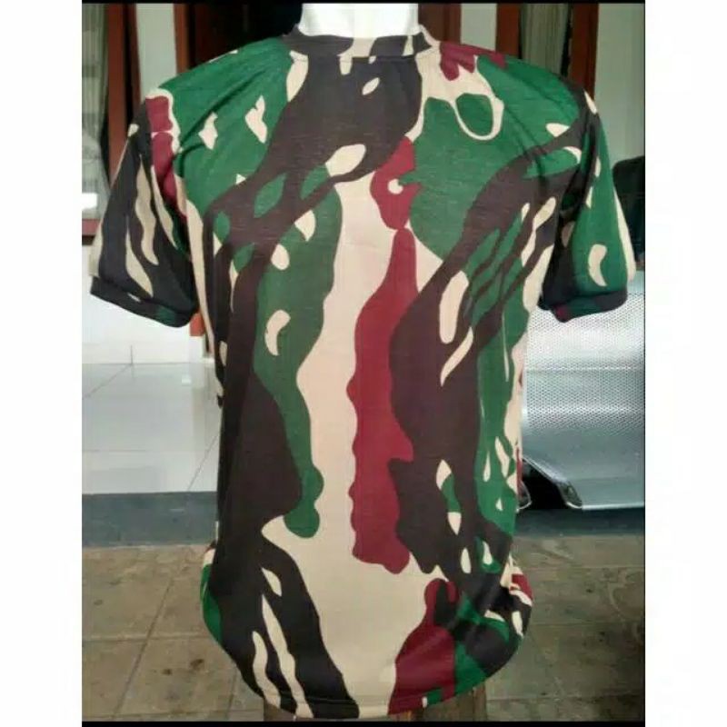 KAOS PENDEK LORENG KOPASUS / KAOS PDL / KAOS ARMY