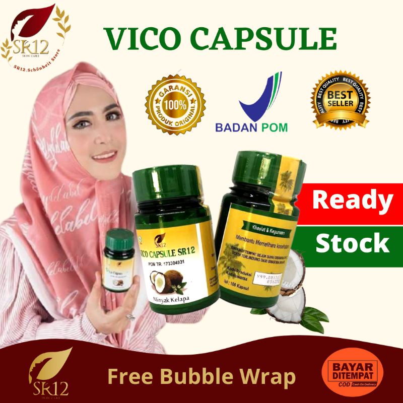 

Virgin Coconut Oil/Vico Capsule Sr12/ Minyak Kelapa Murni