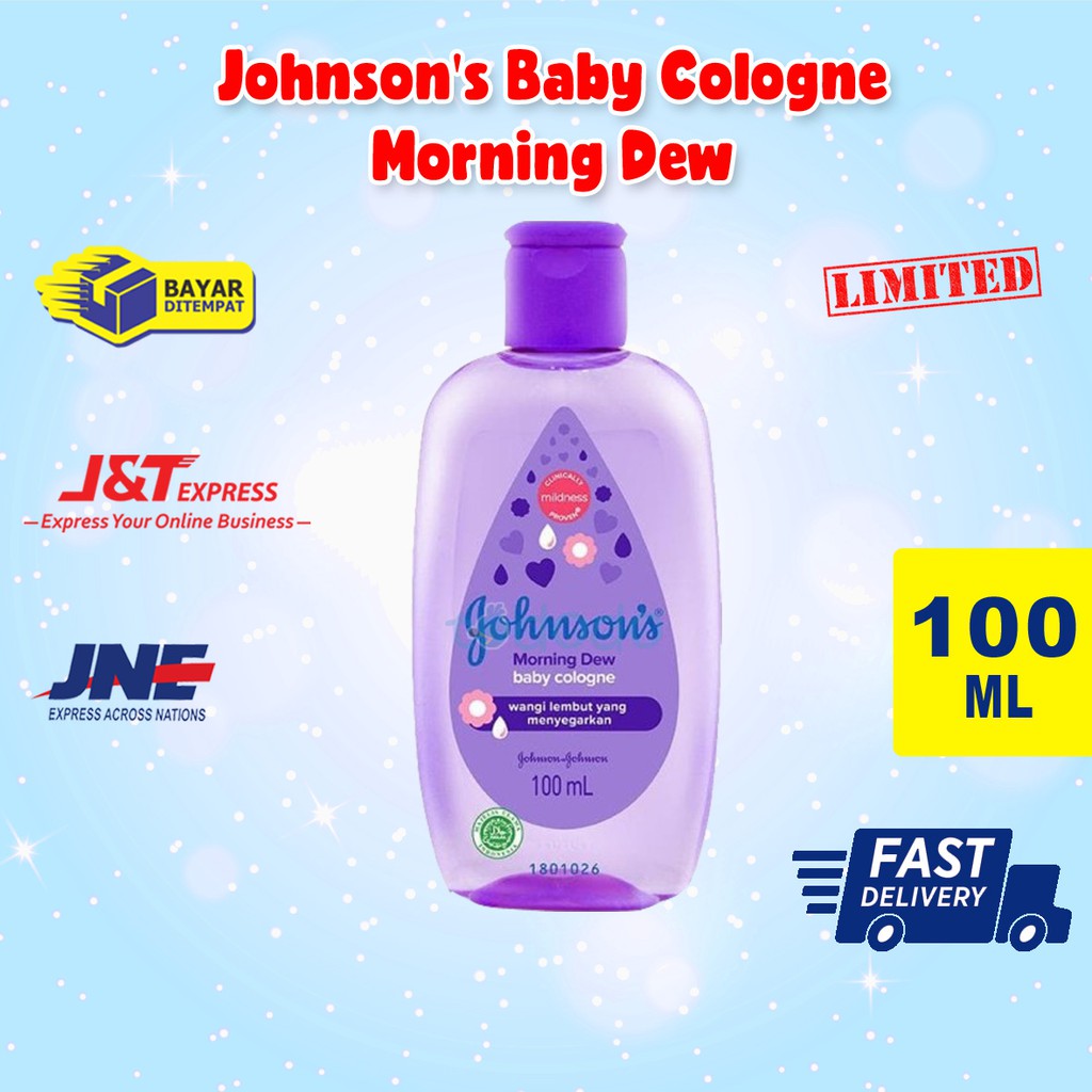 Johnson's Baby Cologne Morning Dew 100ml / Parfum Bayi