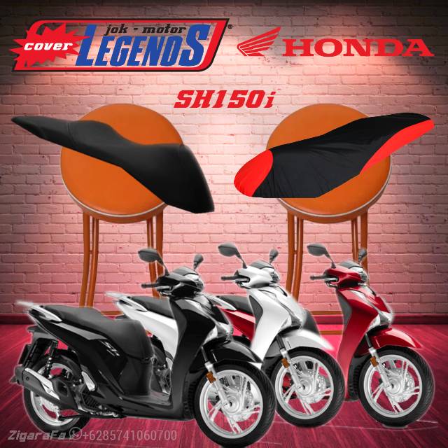 Cover Jok SH 150i Anti Air / Sarung Mantel Jok Motor Standar / Modifikasi