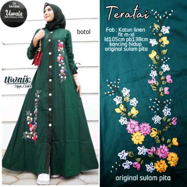 Teratai gamis muslim by uwais