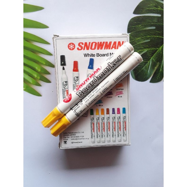 

SNOWMAN White Board Marker Spidol Warna Kuning
