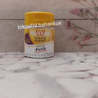 

pewarna makanan putih kupu 50g koepoe