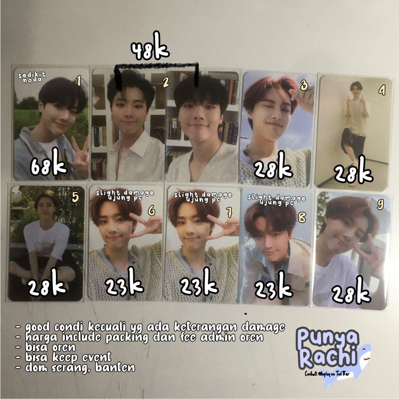 (TITIPAN/BACA DESC) PC Seungyoun Woodz AR Bisang Equal Fankit