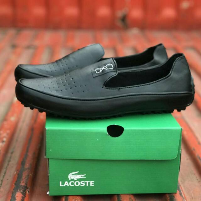 Sepatu Cowok Pria Lacoste Casual FIrmal Slop Slip On Fashion Pria Santai Nyaman NgemOL HangOut 39-43