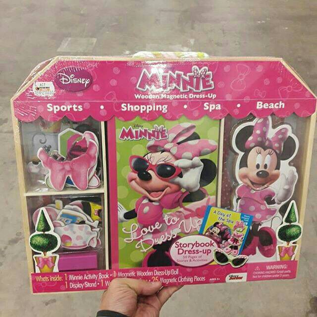 Minnie Wooden Magnetic Dress-Up
