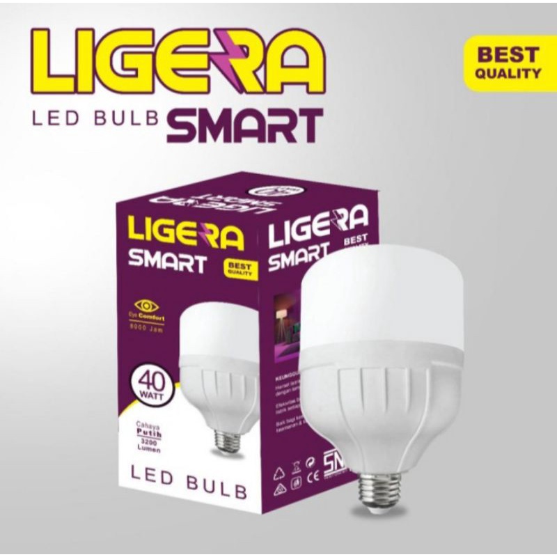 LAMPU LED LIGERA SMART LED BULD 40WATT