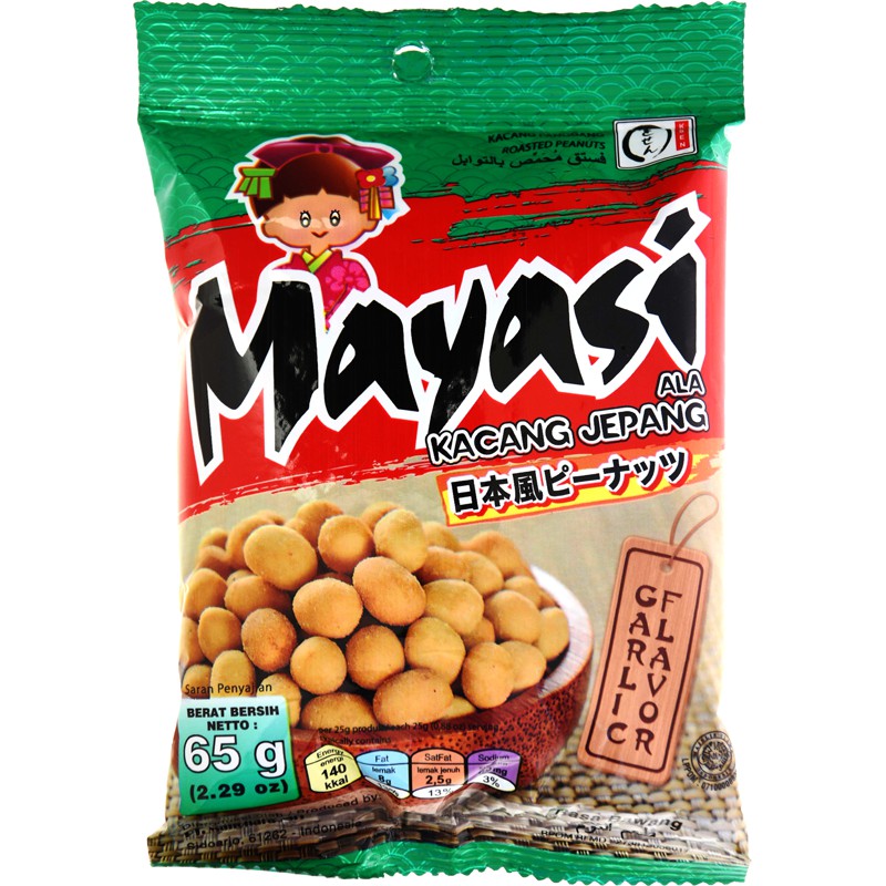 

Mayasi Kacang Jepang Bawang 65g