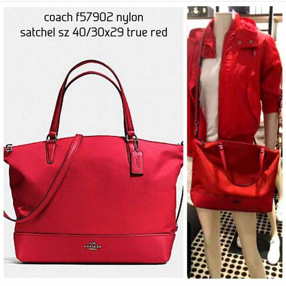 coach nylon satchel