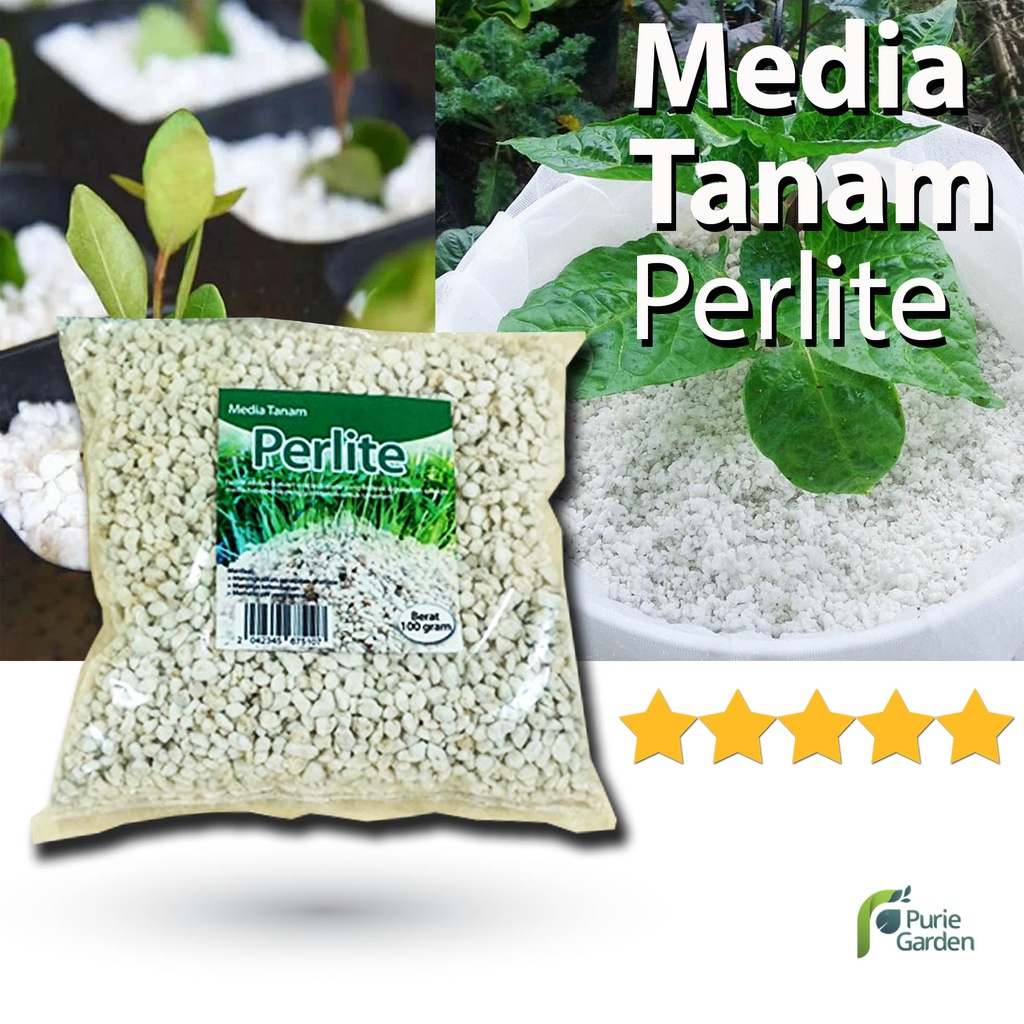 Perlite Media Tanam Hidroponik 1Liter PG SBY