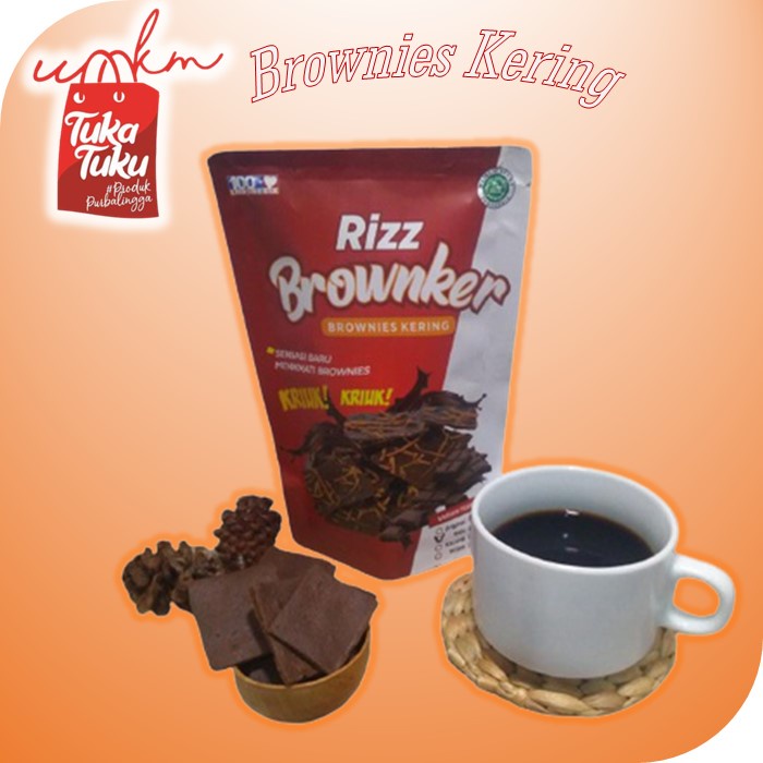 

Brownies Kering Rizz Brownker Asli Purbalingga