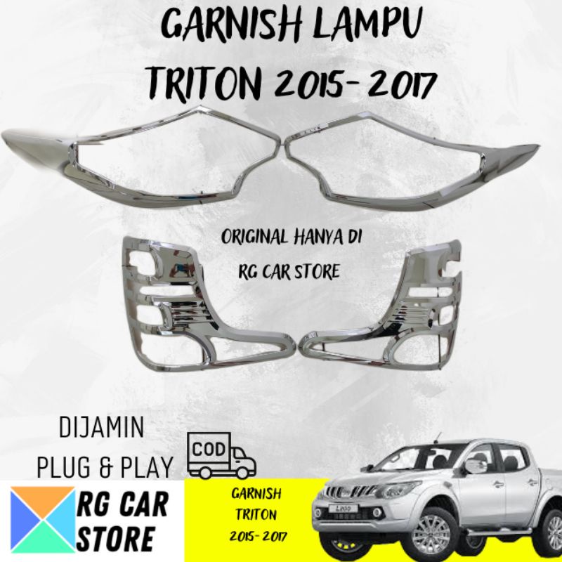 GARNISH LAMPU TRITON 2017 DIJAMIN PNP BERKUALITAS