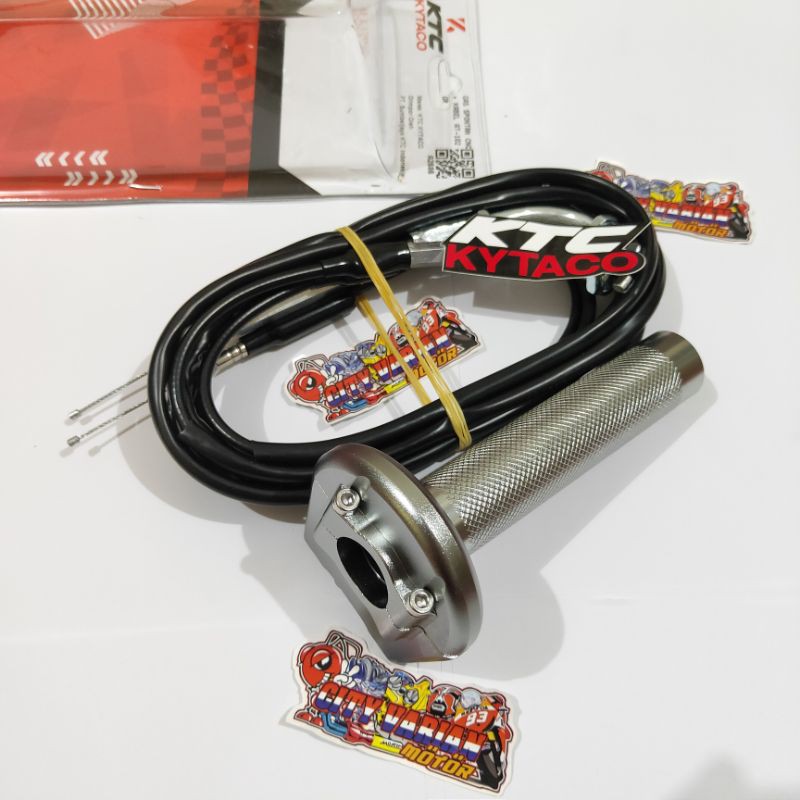 Gas Spontan KTC 2 Kabel Nmax new Aerox PCX ADV Beat Scoopy Vario New Xabre Crf KLX Vixion new Ninja