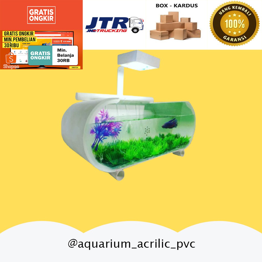 Aquarium Mini/Aquarium Akrilik pompa dalam