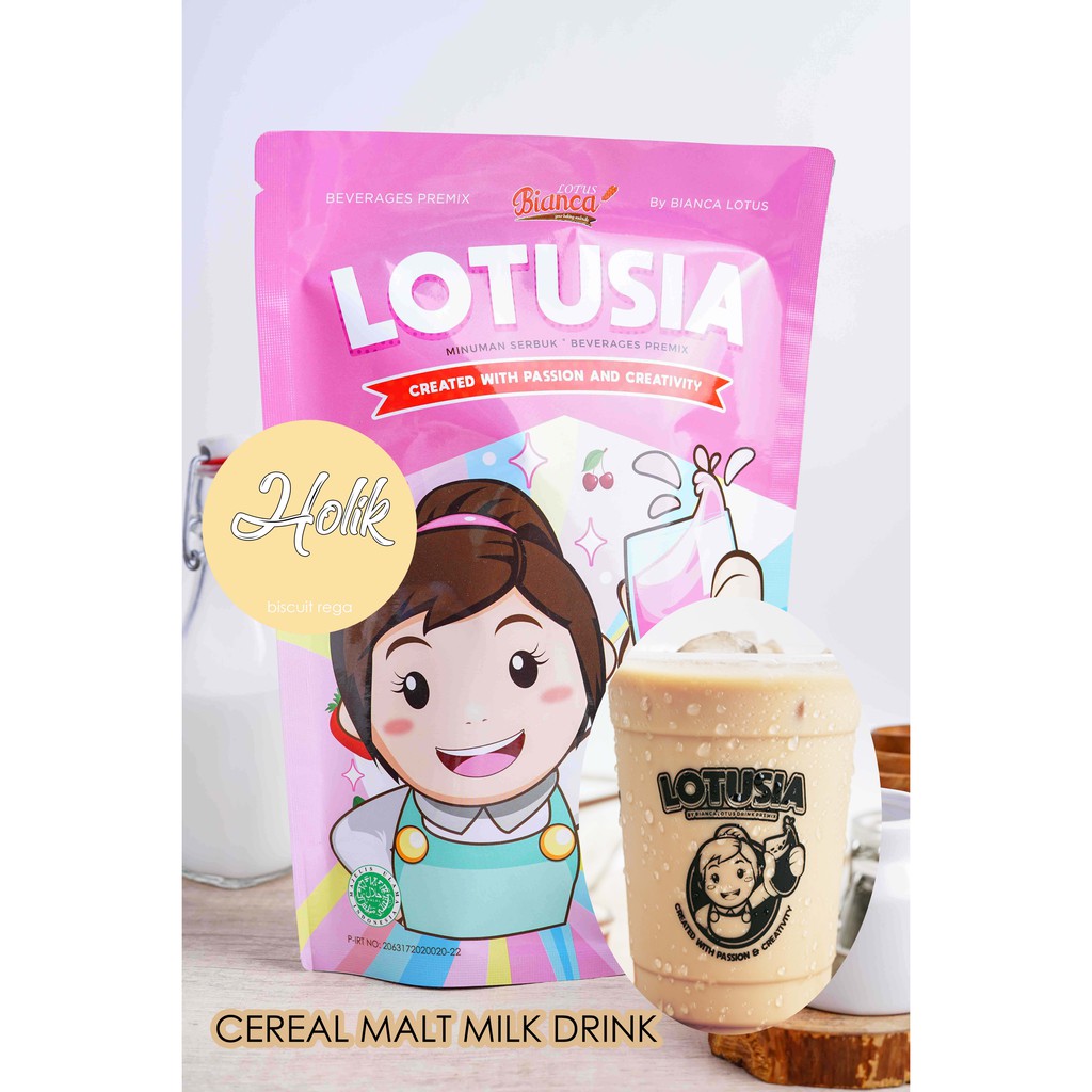 1 kg Lotusia Holik ( Malted Milk Cereal Milk) Drink Premix