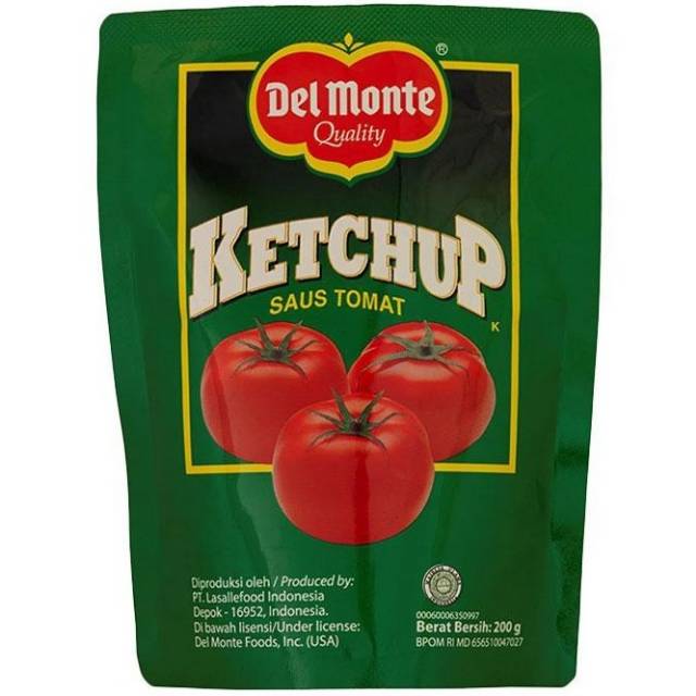 Delmonte Saus Tomat Pouch 200 Gram / Delmonte