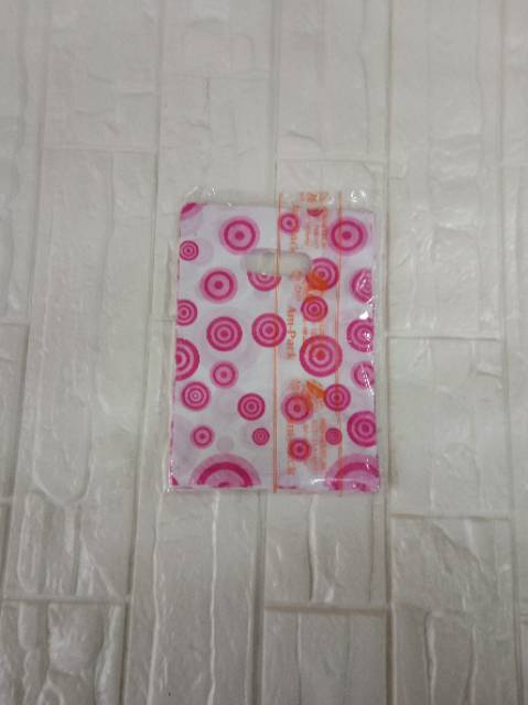 Kantong plastik pon motif campur ukuran 15x22 cm