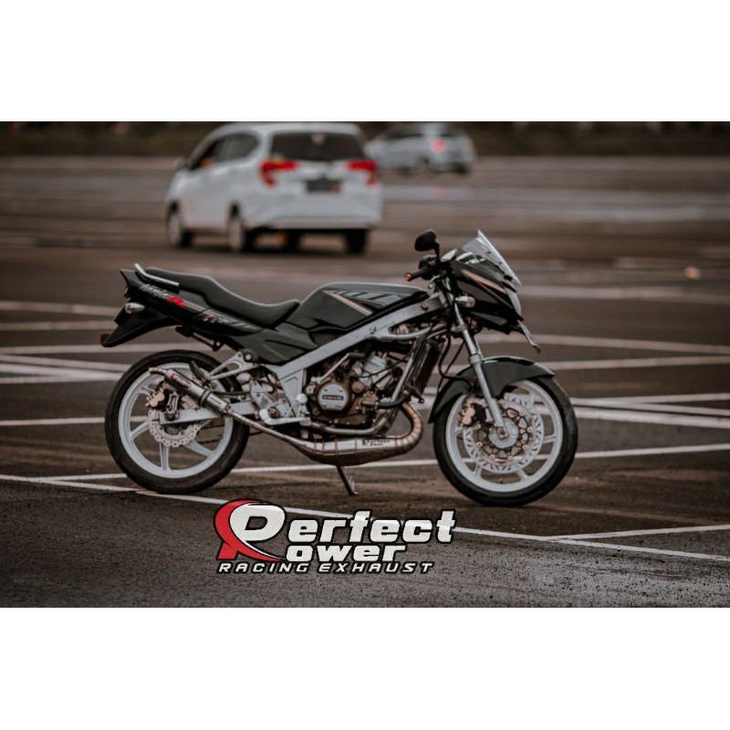 Knalpot Ninja R RR SS full stainles super garing kemrincing Gratis Laser Nama sesuai request-4
