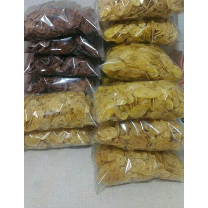 

keripik pisang 1kg original dan rasa