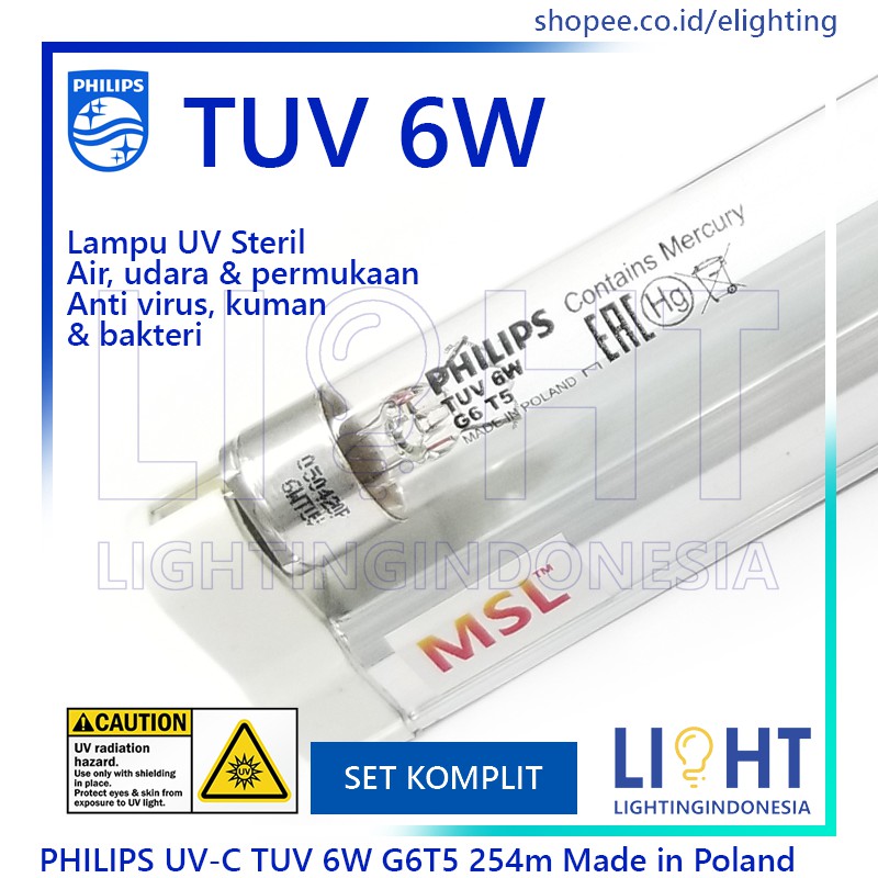 TUV TUV 6W Lampu UV