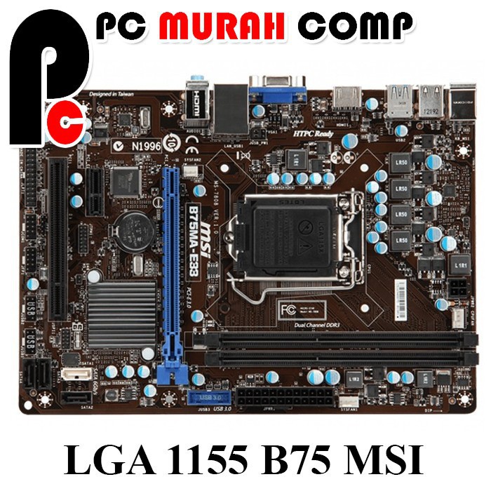 MOTHERBOARD INTEL LGA 1155 B75 ONBOARD MSI