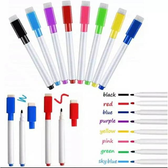 

spidol wipe clean anak warna warni/ spidol mini anak