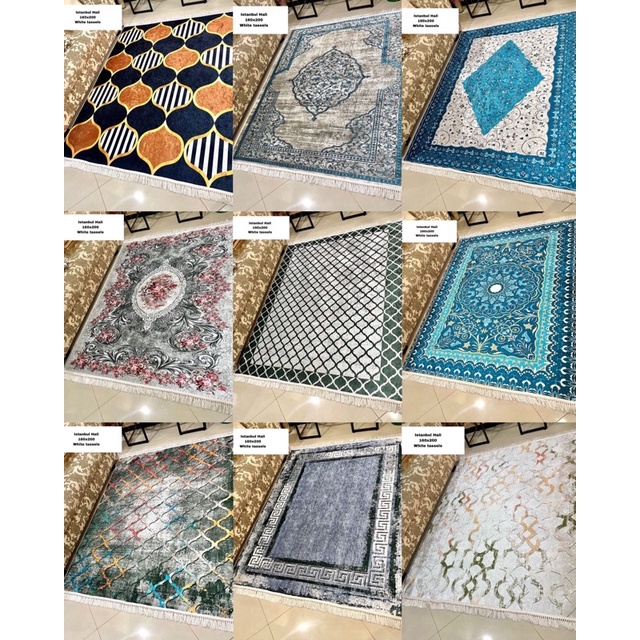 Karpet white tassel series istanbul shabby chic 160 x 200 🇹🇷