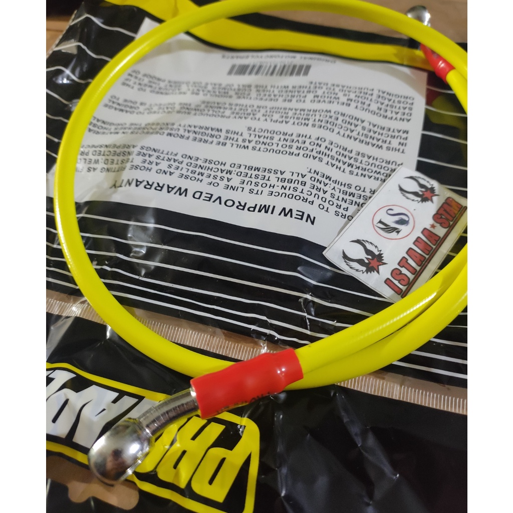 Selang Slang Rem Depan 90 Cm KUNING Universal