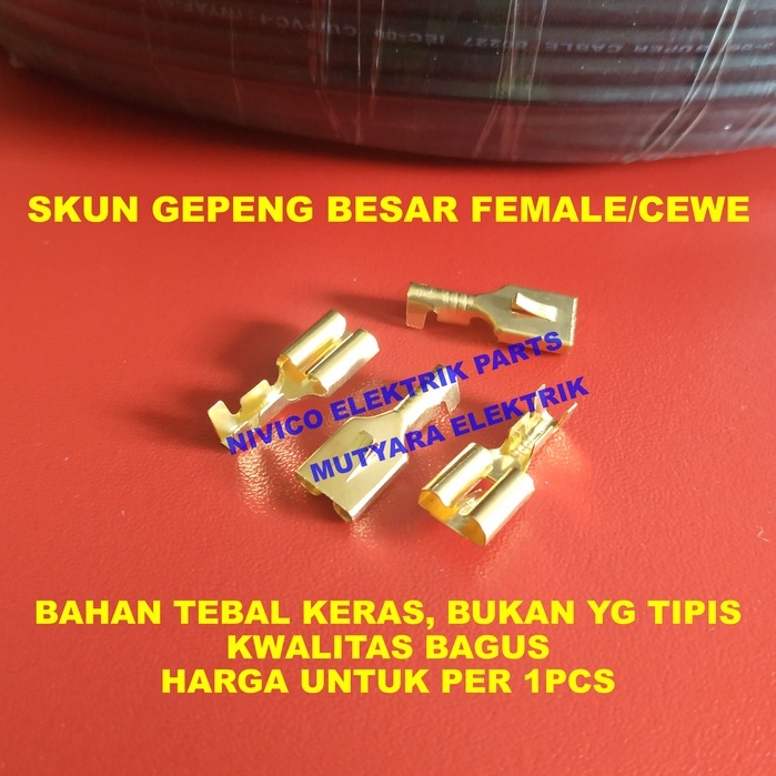 Skun Gepeng Besar Female / Skun Gepeng Female Cewek