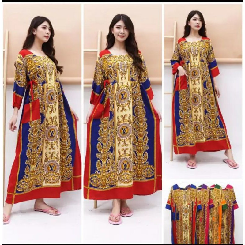 DASTER BATIK BRAND MOTIF /DASTER WANITA FASHION