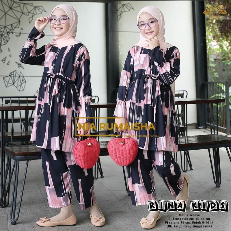 ONE SET KIDS RINA BY NIA RUMAISHA // SETELAN ANAK MURAH