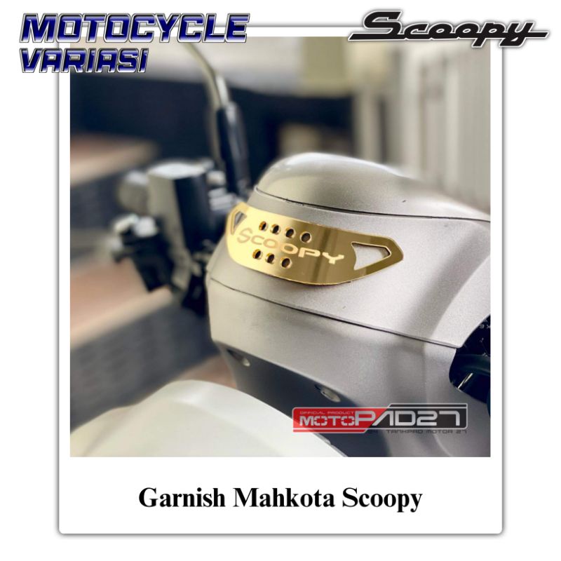 Garnish Batok Scoopy Garnis Scoopy 2022 Garnish Mahkota Scoopy