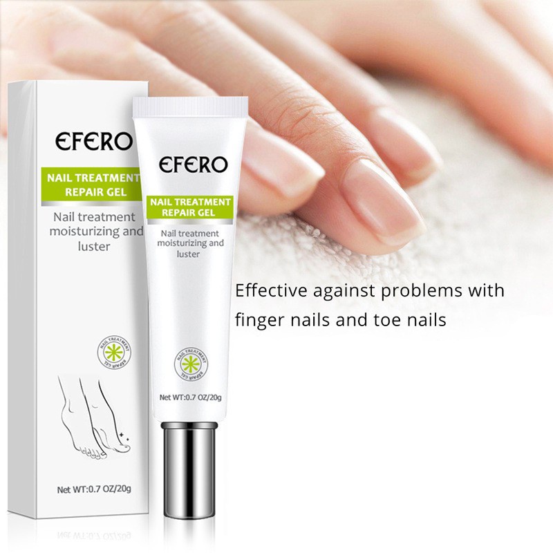 Serum Kuku EFERO NAIL TREATMENT REPAIR GEL - Vitamin Serum Perawatan Kuku Rusak Pecah