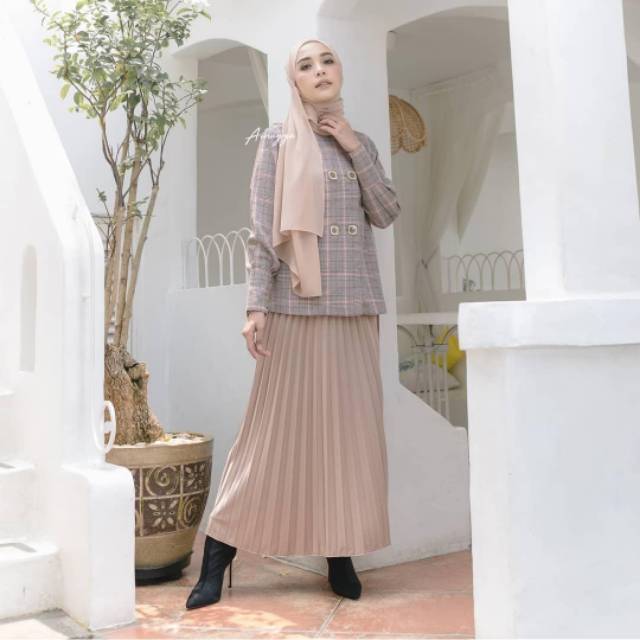 Mila Blouse Cala Midi Dress by Ainayya id
