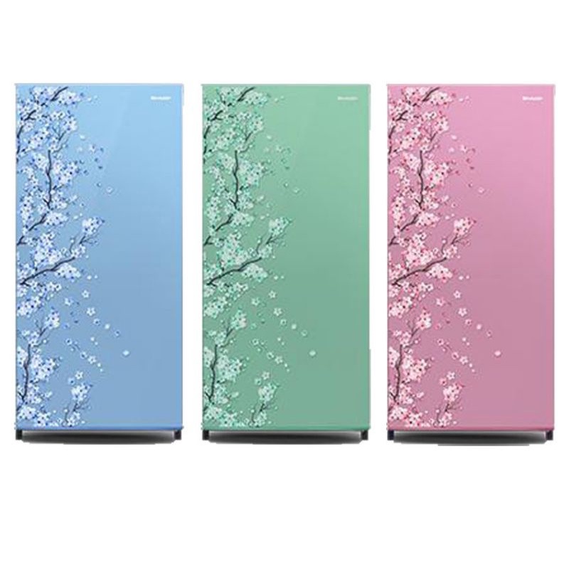 KULKAS 1 PINTU SHARP SJ-N162D-SB / SJ-N162D-SP / SJ X 162D 133 LITER SAKURA