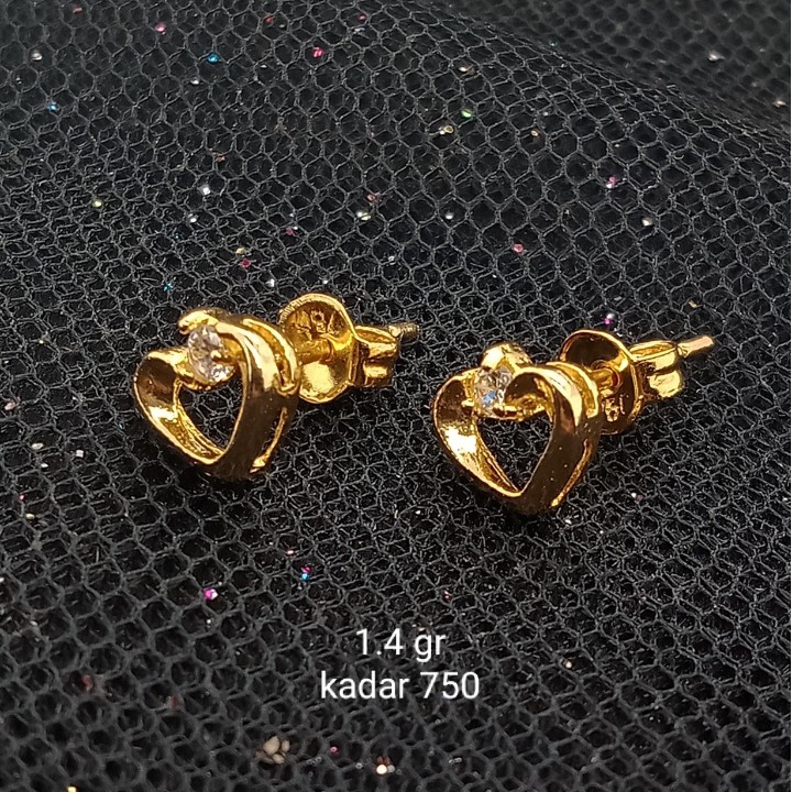 Anting Emas 17 K - 1.4 gr Kadar 750 - 2244